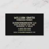 Visitekaartje van borgtochtobligaties (Achterkant)