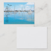 Visitekaartje van boten (Voorkant / Achterkant)