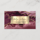 Visitekaartje van Bourgogne en Gold Agate (Voorkant)