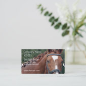 Visitekaartje van Braided Horse Mane (Staand voorkant)