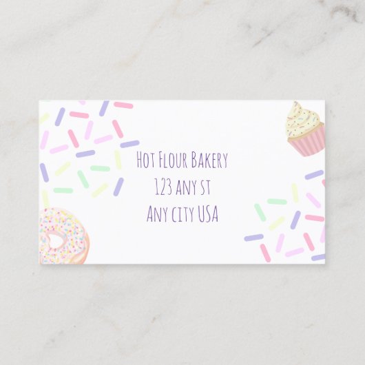Visitekaartje van broodbakkerij (Achterkant)
