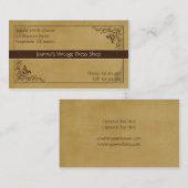  Visitekaartje van bruin en tan Swirl (Voorkant / Achterkant)