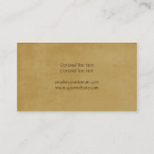  Visitekaartje van bruin en tan Swirl (Achterkant)