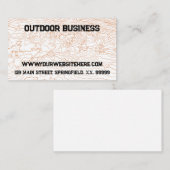 Visitekaartje van buitenbedrijf (Voorkant / Achterkant)