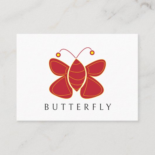 Visitekaartje van Butterfly Beauty Salon (Voorkant)