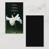 Visitekaartje van Butterfly Iris (Voorkant / Achterkant)