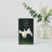 Visitekaartje van Butterfly Iris (Staand voorkant)