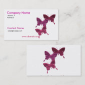 Visitekaartje van Butterfly Trio (Voorkant / Achterkant)