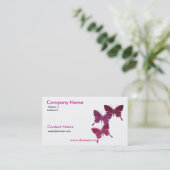 Visitekaartje van Butterfly Trio (Staand voorkant)