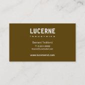 Visitekaartje van Chevron-aangepast ontwerper (Achterkant)