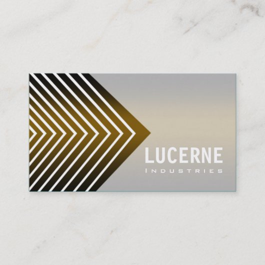 Visitekaartje van Chevron-aangepast ontwerper (Voorkant)