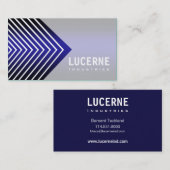 Visitekaartje van Chevron-aangepast ontwerper (Voorkant / Achterkant)