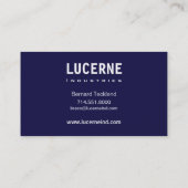 Visitekaartje van Chevron-aangepast ontwerper (Achterkant)