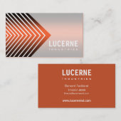 Visitekaartje van Chevron-aangepast ontwerper (Voorkant / Achterkant)