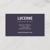 Visitekaartje van Chevron-aangepast ontwerper (Achterkant)