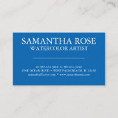 Visitekaartje van Chili Pepper of mammie Card (Achterkant)