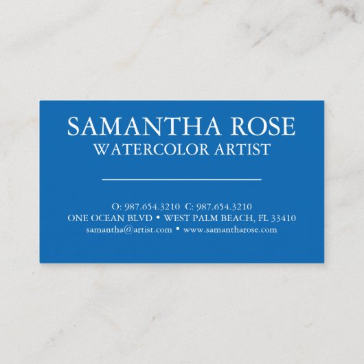 Visitekaartje van Chili Pepper of mammie Card (Achterkant)