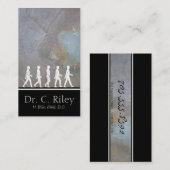 Visitekaartje van chiropractische en medische Silh (Voorkant / Achterkant)