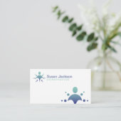 Visitekaartje van chiropractor (Staand voorkant)