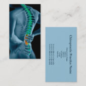 Visitekaartje van chiropractor (Voorkant / Achterkant)