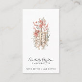 Visitekaartje van chiropractor (Voorkant)