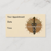 Visitekaartje van chiropractor afsprakenkaartje (Achterkant)