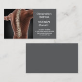 Visitekaartje van chiropractors (Voorkant / Achterkant)