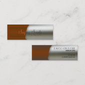 Visitekaartje van Chocolate Bar zonder omhulling (Voorkant / Achterkant)