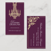 Visitekaartje van Classy Chandelier (Voorkant / Achterkant)