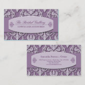 Visitekaartje van Classy en Elegant Damask (Voorkant / Achterkant)