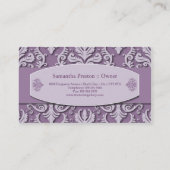 Visitekaartje van Classy en Elegant Damask (Achterkant)