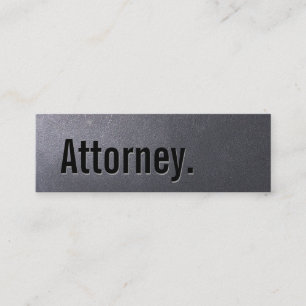 Visitekaartje van Coal Black Attorney Mini