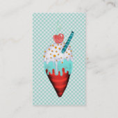 Visitekaartje van consumptie-ijs (Achterkant)