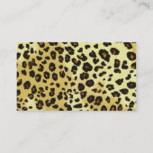 Visitekaartje van Cowgirl "Diva" (Achterkant)