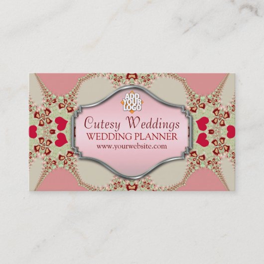 Visitekaartje van Cutesy Wedding Planner (Voorkant)