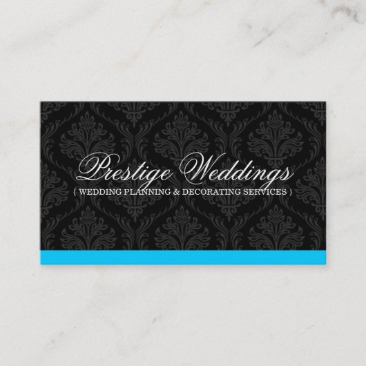 Visitekaartje van Damask Wedding Planner (Voorkant)