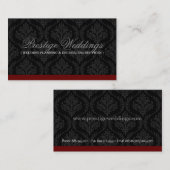 Visitekaartje van Damask Wedding Planner (Voorkant / Achterkant)