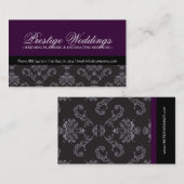 Visitekaartje van Damask Wedding Planner (Voorkant / Achterkant)
