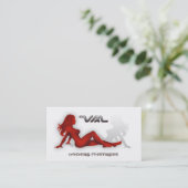 visitekaartje van damesvader (Staand voorkant)