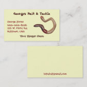 Visitekaartje van de aardworm (Voorkant / Achterkant)