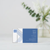 Visitekaartje van de abstracte structuurarchitect (Staand voorkant)