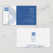 Visitekaartje van de abstracte structuurarchitect (Voorkant / Achterkant)