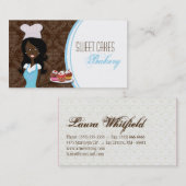 Visitekaartje van de Afrikaanse American Baker Cup (Voorkant / Achterkant)