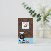 Visitekaartje van de Afrikaanse American Baker Cup (Staand voorkant)