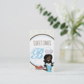 Visitekaartje van de Afrikaanse American Baker Cup (Staand voorkant)