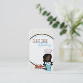 Visitekaartje van de Afrikaanse American Baker Cup (Staand voorkant)