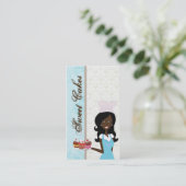 Visitekaartje van de Afrikaanse American Baker Cup (Staand voorkant)