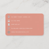 Visitekaartje van de Afrikaanse Amerikaanse Hairdr (Achterkant)