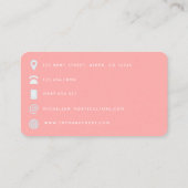 Visitekaartje van de Afrikaanse Amerikaanse Hairdr (Achterkant)