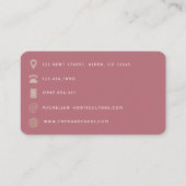 Visitekaartje van de Afrikaanse Amerikaanse Hairdr (Achterkant)